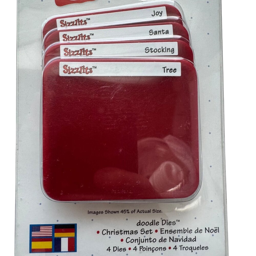 3 Sizzix Sizzlits Christmas Snow Flower 4 Pack Dies 9620 9701 9626 Scrapbooking - Picture 8 of 14
